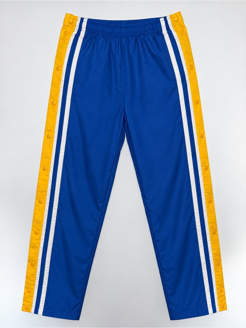 Holloway Blue and Yellow Kids Snap-Button Track Pants